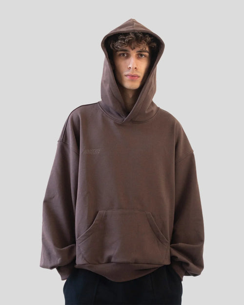Basic hoodie (brown)