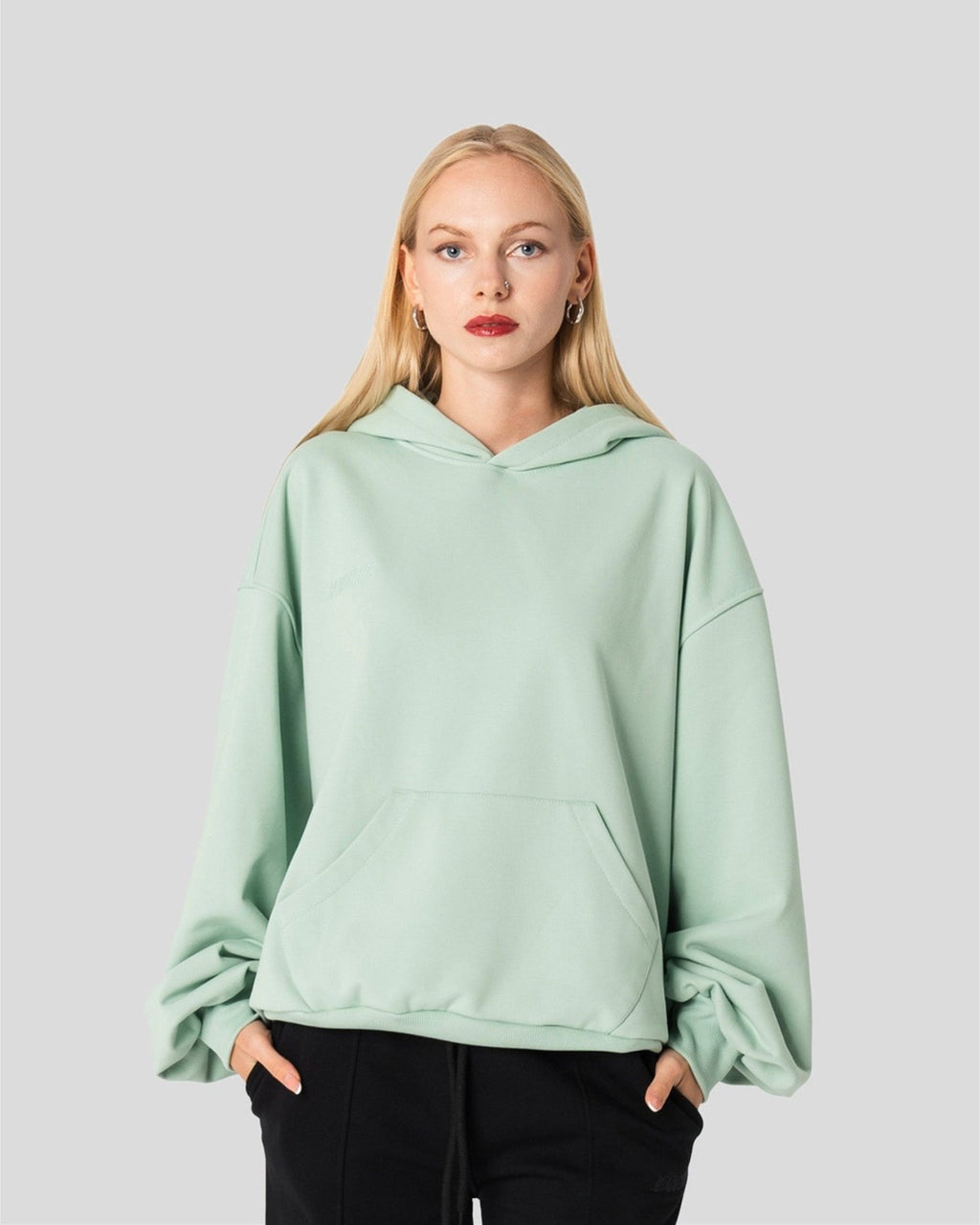 Basic hoodie (matcha) - MINDSTATE
