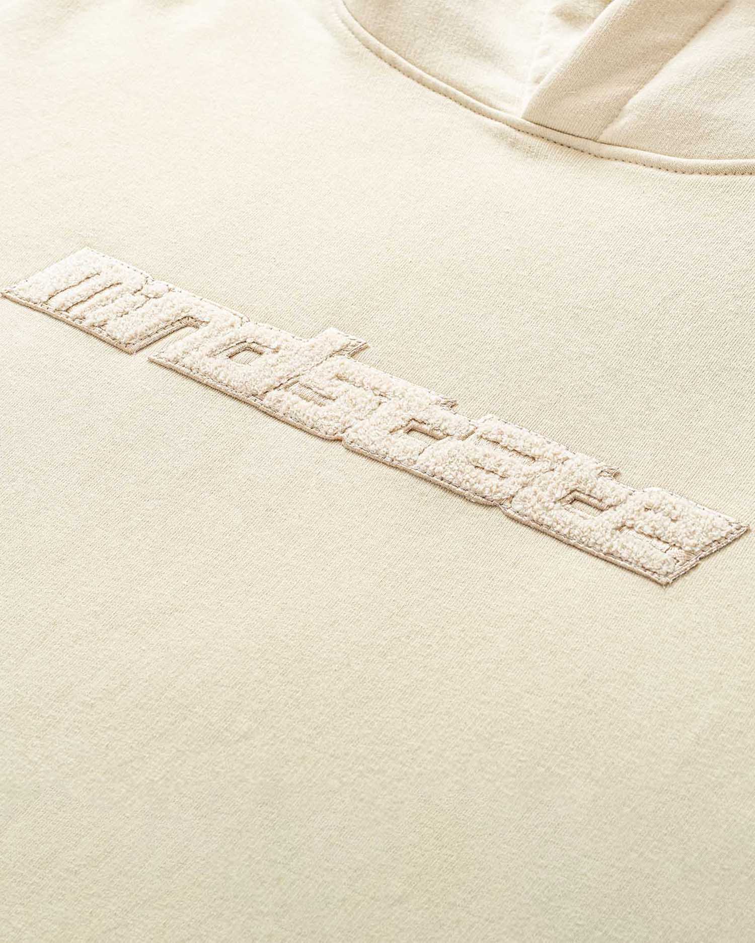 Beige frotte hoodie - MINDSTATE