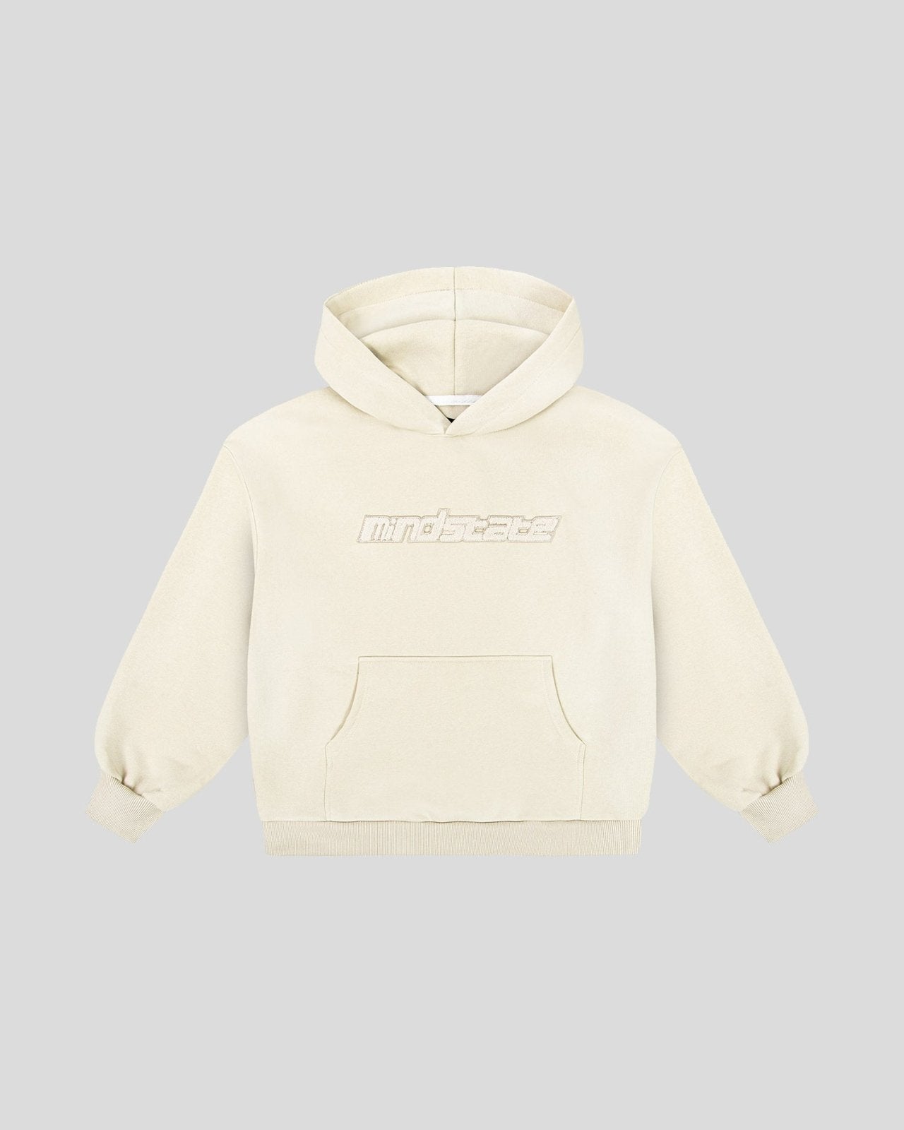 Beige frotte hoodie - MINDSTATE