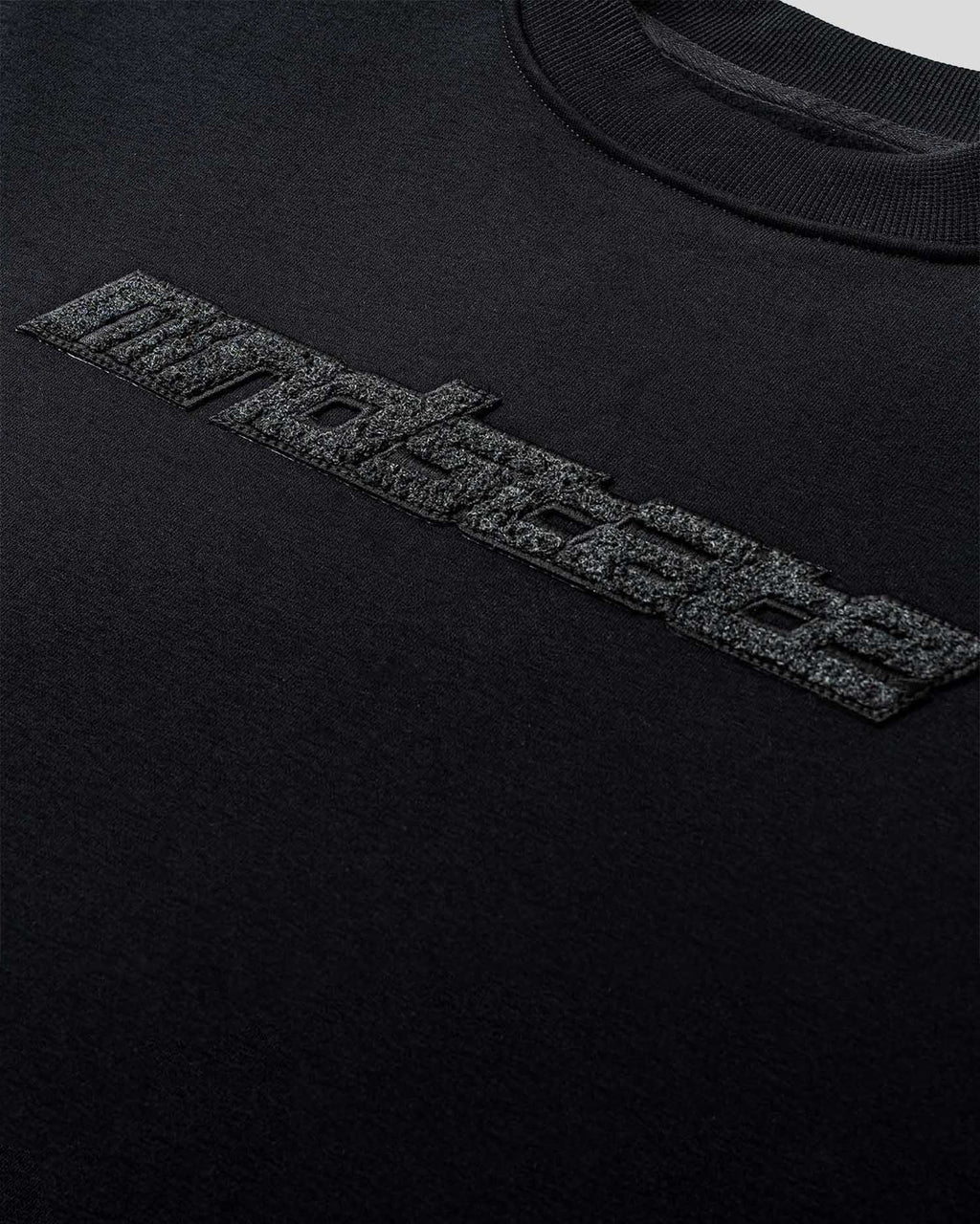 Black frotte crewneck - MINDSTATE