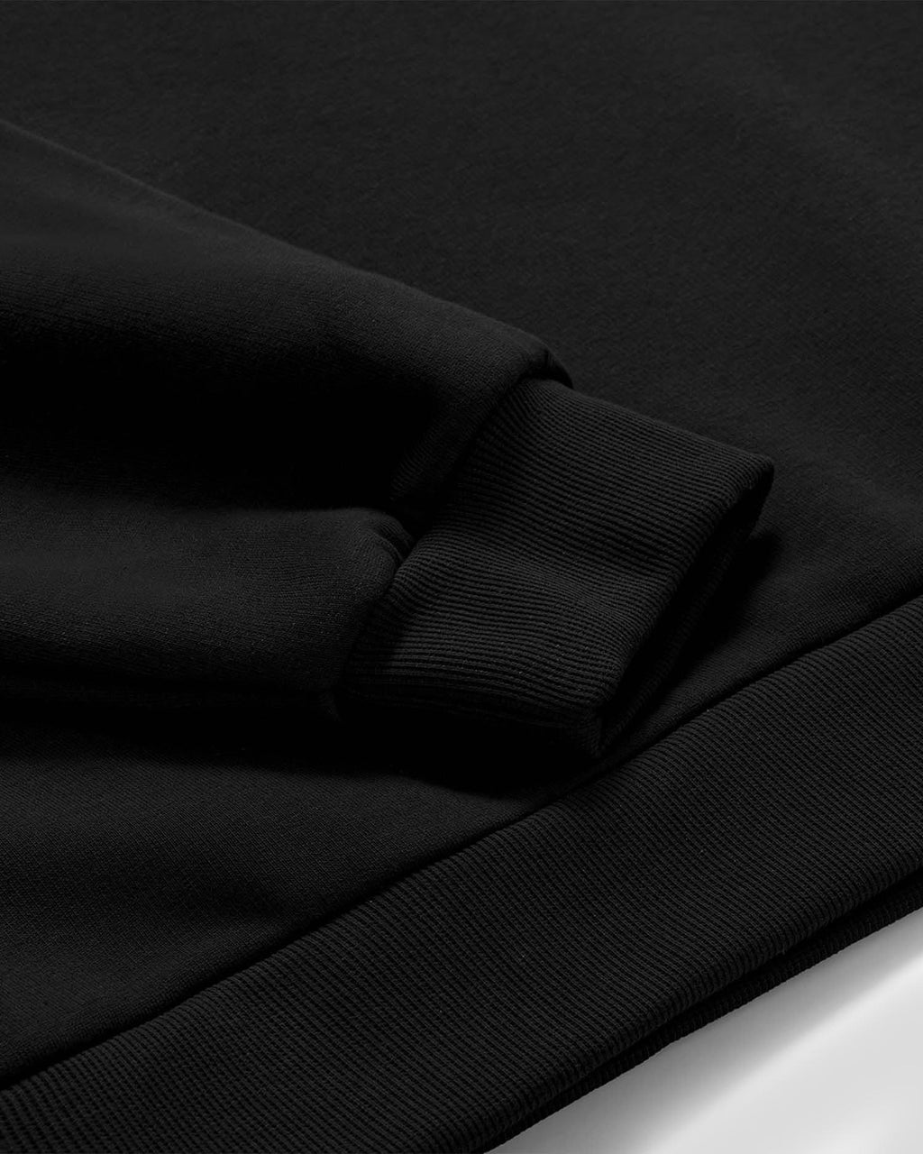 Black frotte crewneck - MINDSTATE