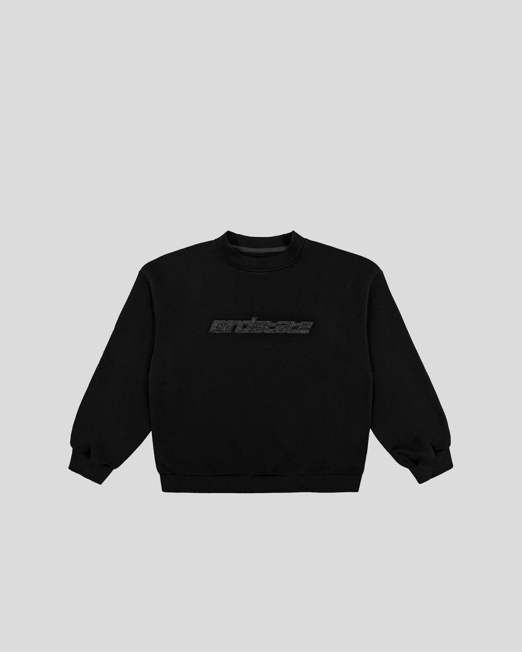 Black frotte crewneck - MINDSTATE