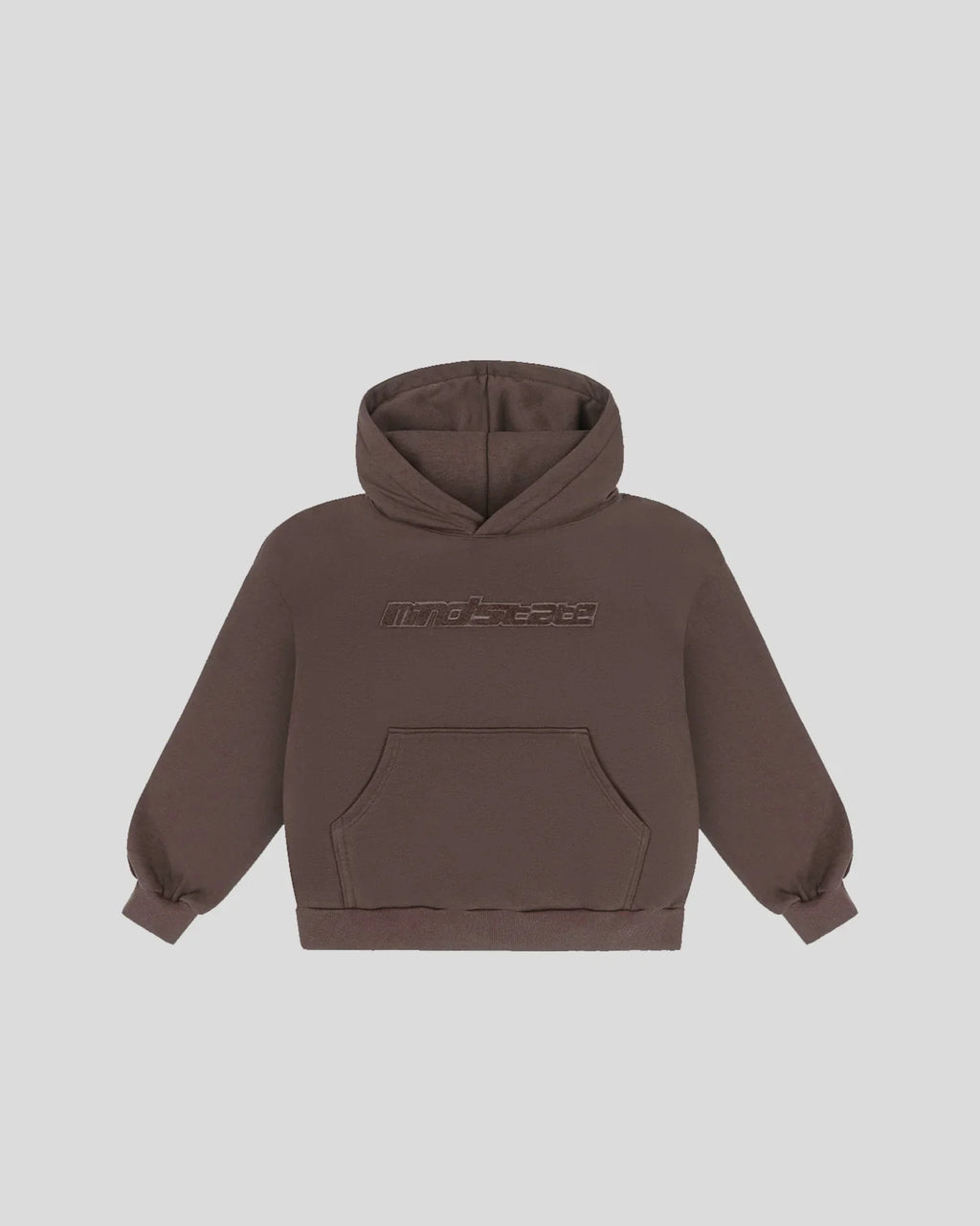 Brown frotte hoodie