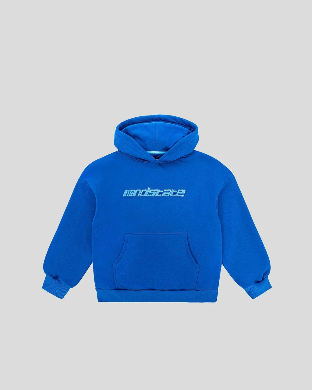 Dark blue frotte hoodie - MINDSTATE