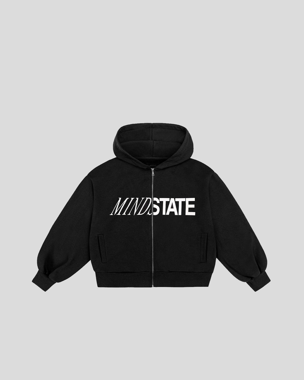Divided zip hoodie