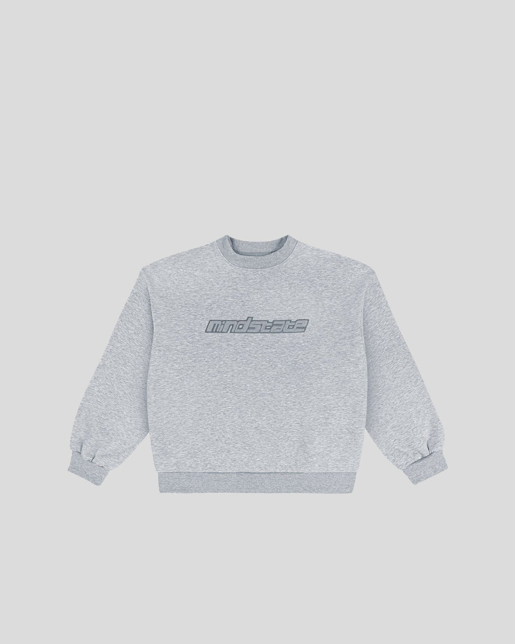 Gray frotte crewneck - MINDSTATE