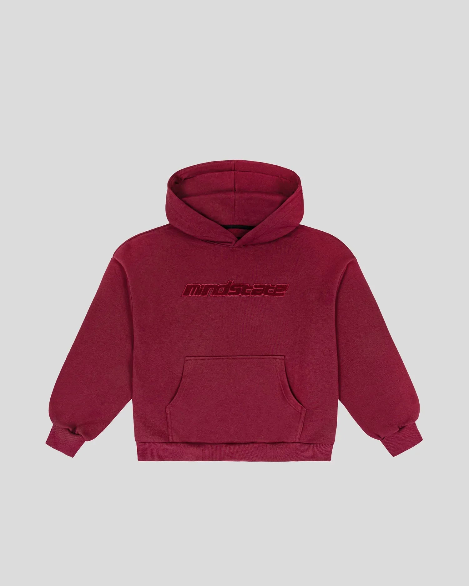 Maroon frotte hoodie