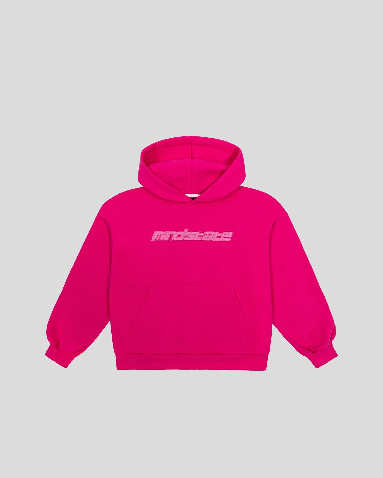Pink frotte hoodie