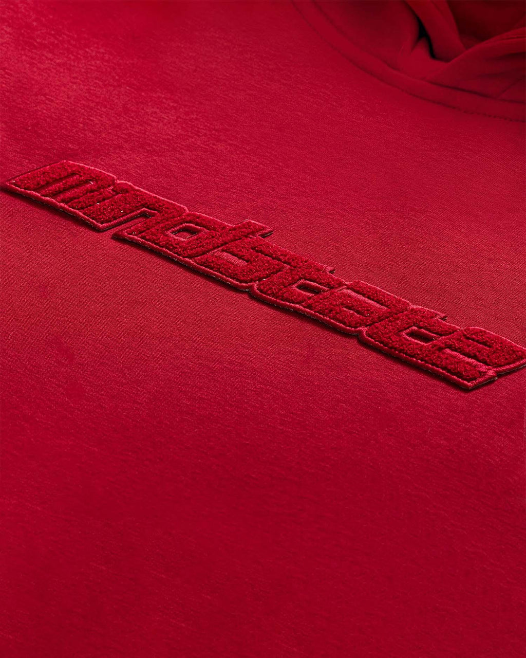 Red frotte hoodie - MINDSTATE