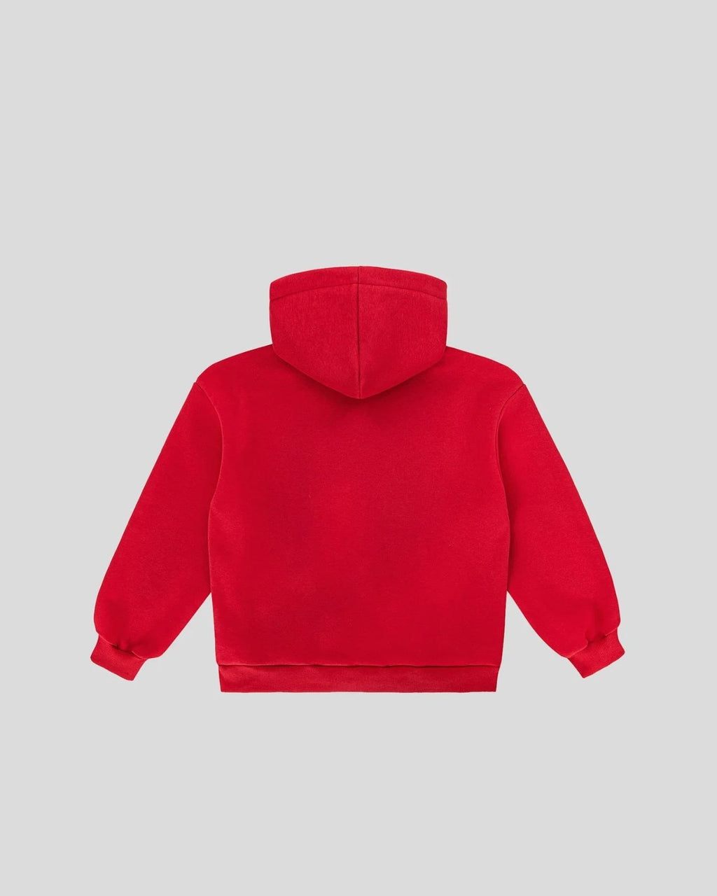 Red frotte hoodie - MINDSTATE