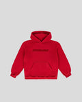 Red frotte hoodie - MINDSTATE